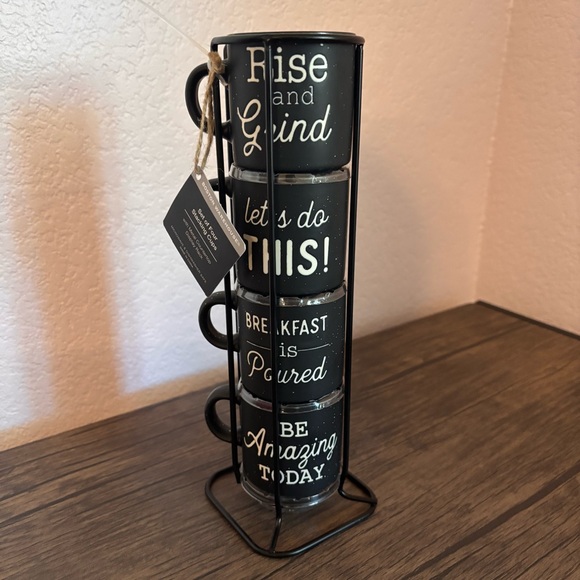 Other - New small stackable mugs